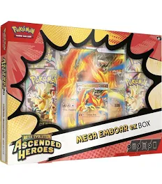 Ascended Heroes Mega Emboar Ex Box
