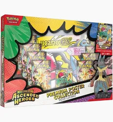 Ascended Heroes Lucario Poster Collection