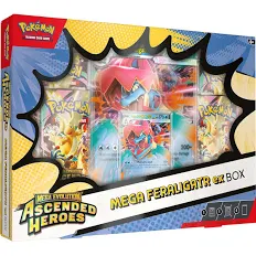 Ascended Heroes Mega Feraligatr Ex Box